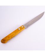 Cuchillo acero inoxidable mango madera liso 4pulg 