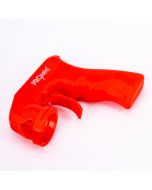 Pistola plástica para aplicar spray rojo