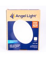 Lampara ángel light led plástica redonda 9w