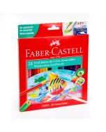 Eco Lápices color acuarelable Faber Castell hex 24und