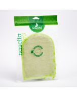 Esponja fibra baño peeling 16x20.5cm verde