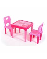 Mesa plástica Pilsan hobby estudio dos sillas surtido